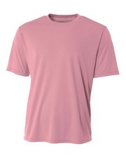A4 Mens 100% Polyester Short Sleeve Cooling Performance Stylish Tshirt - N3142 picture