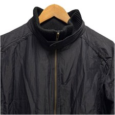 Bjorn Borg Vtg Mens Large Black Softshell Insulated Zip Bomber Flight Jacket euc picture