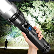 99000000 Lumen Super Bright LED Tactical Flashlight Rechargeable LED Work Lights picture