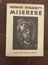 Vintage “Georges Rouault’s Miserere” Hardcover Art Book Published 1964 picture