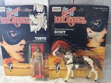 1980 Gabriel Legend Of The Lone Ranger Scout & Tonto New Fast Ship picture
