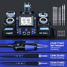WEP 982D-III Precision Hot Tweezers Soldering Station C210 C245 Solder Iron Kit picture