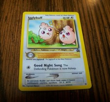 Igglybuff Pokémon Black Star Promo Card 36 Pokémon League 2001 picture