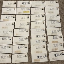 NICE 1980's LOT OF 30+ US COVERS PRESIDENTIAL BIRTHPLACE COMMEMORATIVE CANCELS picture