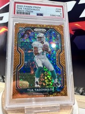 2020 Panini Prizm - Rookie Tua Tagovailoa #339 Orange Disco Prizm (RC) picture