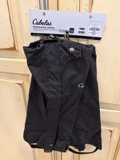 Cabela’s One Size Fits All Outdoorsman Waterproof Gaiters. Black. New picture