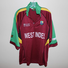 mint unworn Slazenger WEST INDIES ICC Cricket World Cup 2007 home shirt jersey picture