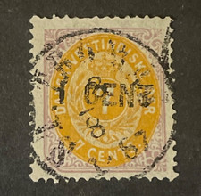 Stamps Danish West Indies Scott #14 used picture