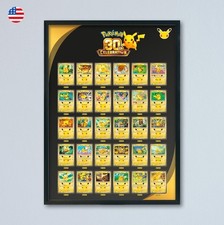 30 Pikachu Card Display Poster, 30th Celebration picture