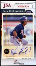 Rafael Furcal JSA Coa Autograph 1999 Just Minors Rookie Hand Signed picture