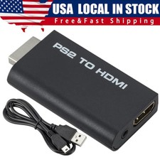 PS2 to HDMI Video Converter Adapter with 3.5mm Audio Output for HDTV Monitor US picture