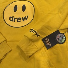 Drew House Mascot Hoodie Golden Yellow  Small NWT Justin Bieber DR0104-GYW-SM picture