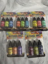 Tim Holtz Alcohol Ink .5oz 3/Pkg New lot of 5 picture
