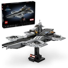 LEGO 76295 Marvel The Avengers Helicarrier Aircraft Carrier Model, Buildable picture