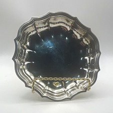 International Silver Chippendale Silverplate Scalloped Serving Bowl picture