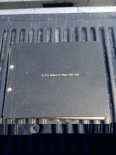 WW2 U.S.S. Robert E. Peary (DE 132) Restricted Destroyer Escort Log Book picture