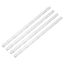 4Pcs Square 6063 Aluminum Flat Bar 3/16