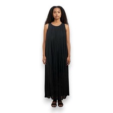 COS Gathered Halter Neck Black Maxi Dress Black Size Small picture