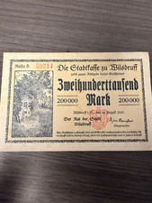 Banknote, German Notgeld, 1923 200,000 Marks picture