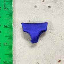 PB-UW-NAV: 1/12 scale Fabric Navy Blue trunks for 6