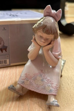 Lladró “Nothing to do” Figurine 05649 Spain Porcelain Boxed picture