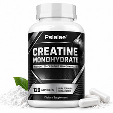 Micronized Creatine Monohydrate 120 Caps Pure Unflavored Muscle Strength picture