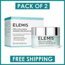 2 Pack - ELEMIS Pro-Collagen Marine Cream SPF 30 - 50ml / 1.6oz -  picture