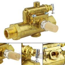 Conrader Gas Compressor Pilot Unloader Check Valve Combo High CFM 120-150 PSI picture