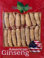 Hand-selected A Grade American Ginseng Root Small Thin Short Size (4 Oz. Box) picture