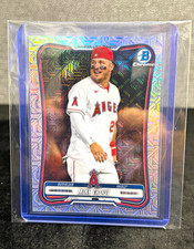 Topps Bowman Chrome 2026 Mike Trout #75 Image Variation SSP Mojo Refractor picture