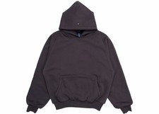 NEW Yeezy Gap Engineered by Balenciaga 55 Shrunken Hoodie Dark Gray Large picture