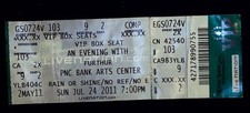 Furthur Concert Ticket Stub Evening With Furthur PNC Bank Arts Center 7/24/2011 picture