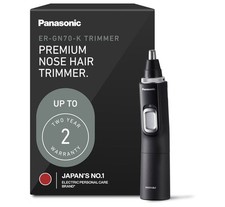 Panasonic ER-GN70-K Nose Ear Facial Hair Trimmer Vacuum System Washable Open Box picture