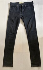 April77 Joey Colordrive Black Skinny Jeans Size 29 Made in Tunisia picture