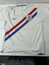 Nike Netherlands KNVB Soccer Jersey White Red Blue National Team Size Large picture