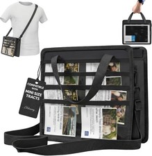 Magazine Tract Holder for Jehovah's Witness Ministry | Organizer Bag for Field S picture