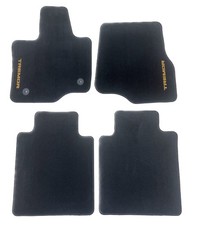 Ford OEM NEW 21-23 F150 DR2 TREMOR Floor Mats Black Embroidered Gold Logo Carpet picture
