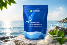 Marine Collagen Peptides Powder, Hydrolyzed Collagen Supplement, 7.1 Oz, 1 Each picture