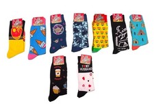 Sillies Socks Adult One Size Novelty Crew Socks NWT Assorted Styles Choose Pair picture