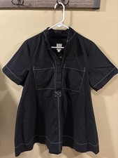Maeve by Anthropologie Women The Jeannie Short-Sleeve A-Line Mini Dress Size M picture