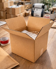 100 6x6x6 Cardboard Paper Boxes Mailing Packing Shipping Box Corrugated picture