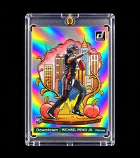 MICHAEL PENIX JR. ROOKIE DOWNTOWN 2024 DONRUSS TRUE DOWNTOWN RARE Jumbo FALCONS picture
