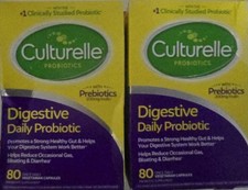 Culturelle Digestive Health Daily Probiotic 80  X 2 = 160 Capsules Exp 6/27 picture