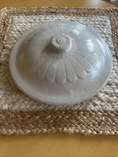 Antique Salt Or Zinc Glazed Stoneware Crock Replacement Lid picture