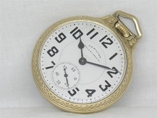 VINTAGE HAMILTON 992B 21 JEWEL 16S RAILROAD WATCH, BOC GOLD FILL CASE, RUNNING picture