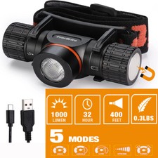 EverBrite Rechargeable Headlamp 1000 Lumen LED USB-C 5 Light Modes Magnetic Base picture