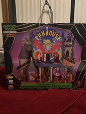 Lemax Spooky Town Animated Illuminated Funhouse Halloween Village Resin 2008 picture