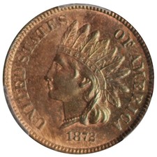1872 1C Indian Cent - Type 3 Bronze PCGS MS64RB (CAC) picture