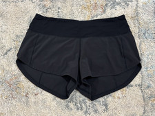 Lululemon Speed Up Low-Rise Lined Short Size 2 2.5 Inch Inseam Black NWOT picture