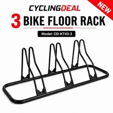 CyclingDeal  3 Bike Floor Parking Rack Stand MTB Road Garage Storage CD-KT43-3 picture